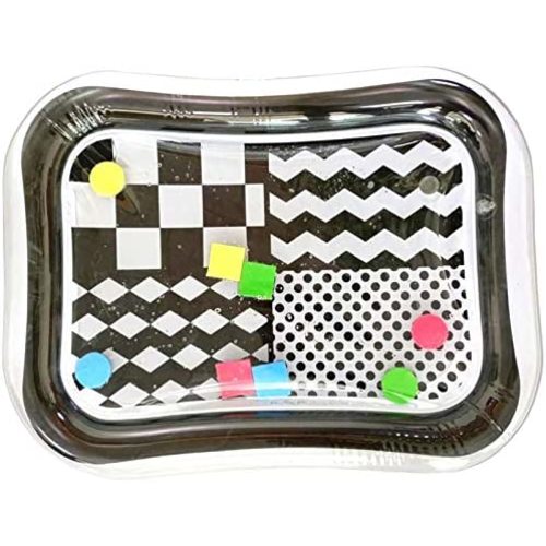 Infantable Infants and Toddlers high Contrast Tummy time Baby Water mat - Perfect for Practicing Tummy time with high Contrast and Have Fun Play Activity Center Your Babys Gear Must Haves