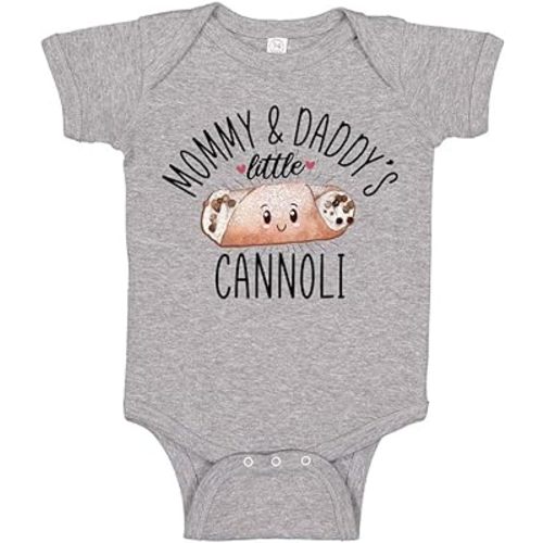Mommy and Daddy's Little Cannoli Baby Bodysuit One Piece or Toddler Shirt Cute Italian Baby Clothes