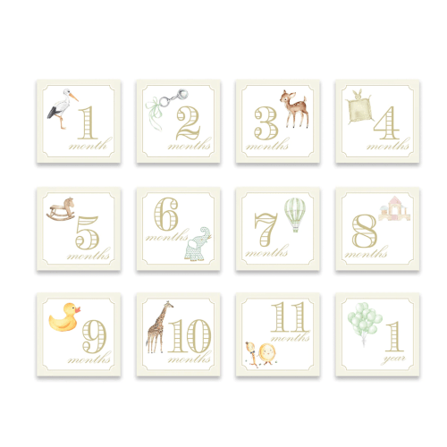 Milestone Cards - Classic Cream
