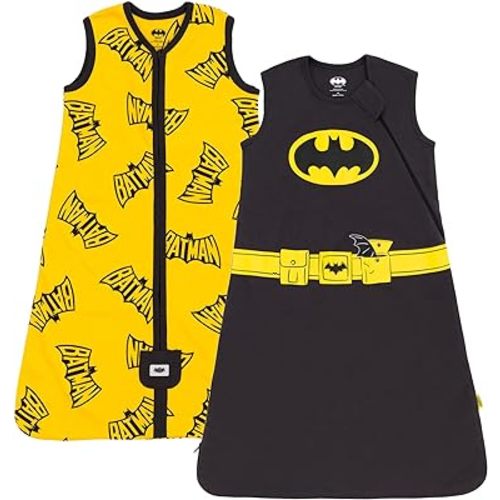 DC Comics Batman Baby 2 Pack Zip Up Sleep Sacks