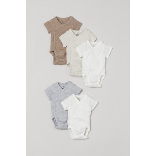 5-pack Cotton Bodysuits