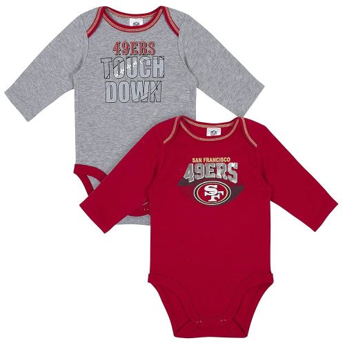 Gerber Baby NFL Team 2 Pack Long Sleeve Onesie Bodysuit
