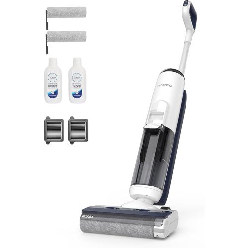 Tineco iFLOOR 5 Breeze Complete Wet Dry Vacuum Cordless Floor Washer, One-Step Cleaning for Hard Floors, Edge Clean, Auto Self-Cleaning, Lightweight & Cordless Design