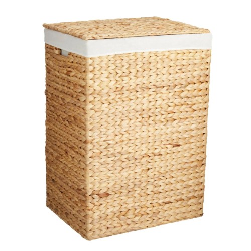 Natural Water Hyacinth Laundry Hamper Medium | At Home