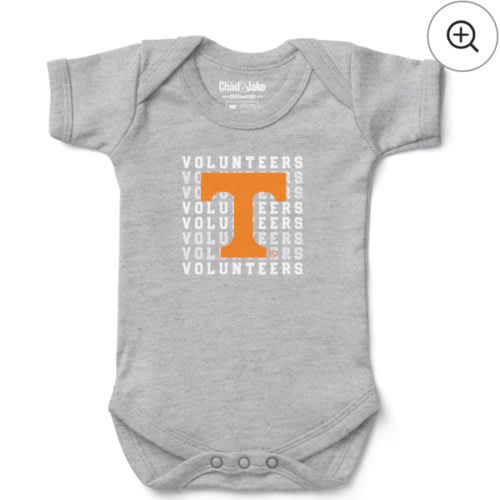 Newborn & Infant Chad & Jake Tennessee Volunteers Retro Bodysuit