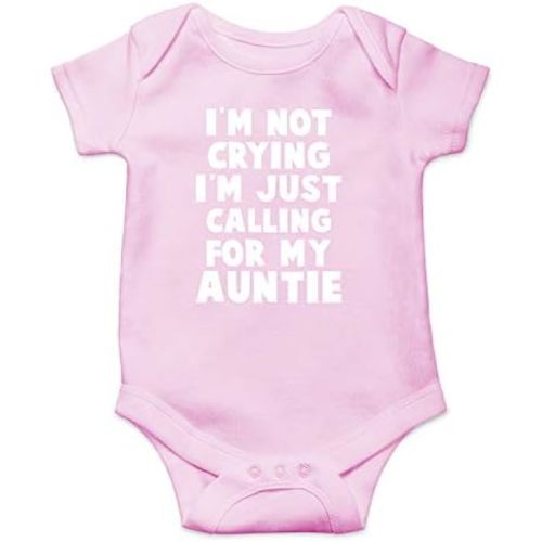 I'm Not Crying I'm Just Calling My Auntie - Funny Baby Essentials Bodysuit - Baby Boy Clothes
