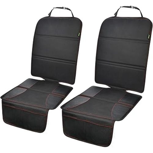 Car Seat Protector for Child Seat, 2 Pack Seat Protector with Thick Padding, Seat Covers to Protect Your Fabric and Leather Seats