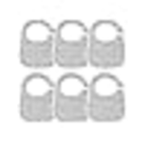 Accmor Muslin Baby Bibs, 6 Pack Soft Cotton Baby Bandana Drool Bibs for Boys Girls Teething and Drooling