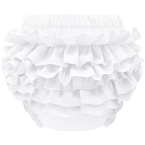 Diaper Covers for Girls Baby Bloomers Cotton Ruffle Bloomers for Toddler Girls Newborn Infant Shorts Baby Underwear