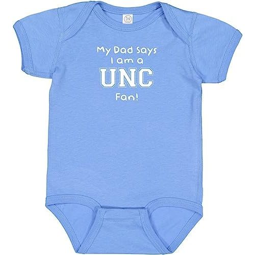 My Dad/Mom/Aunt Says I am a UNC Fan Cute Baby Gift Bodysuit
