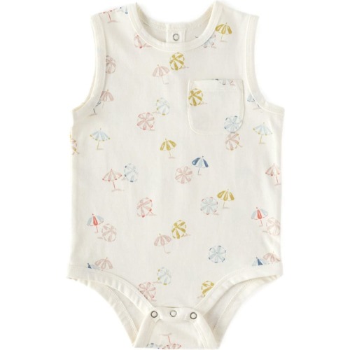Baby Organic Cotton Jersey Bodysuit, 3-6M, Shade