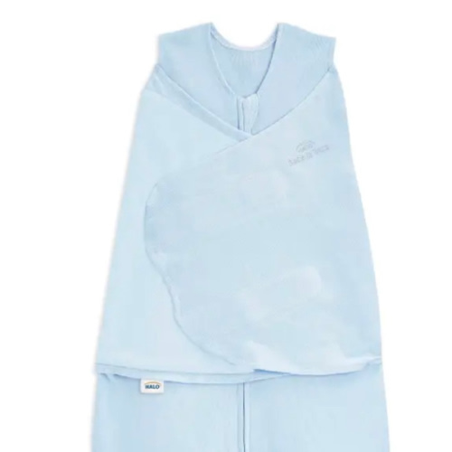 Chambray Organic Cotton Swaddle Gift Box | HALO