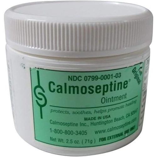 Calmoseptine Diaper Rash Ointment Jar - 2.5 Oz (Pack of 3)