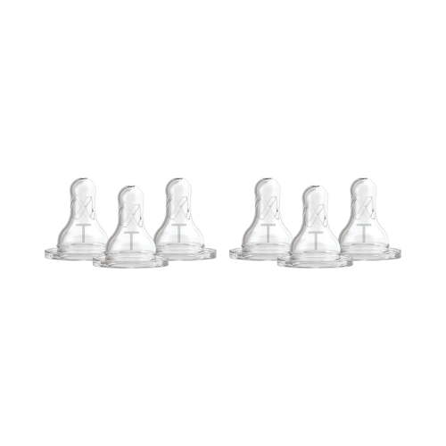Dr. Brown’s® Natural Flow Baby Bottle Narrow Nipple - Transition Level T - 6-Pack - 0m+