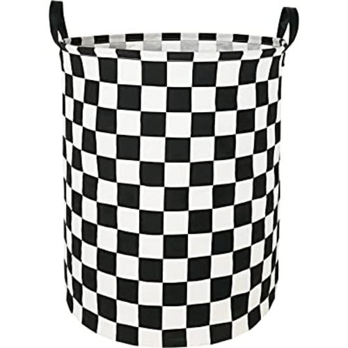 Toys Storage Bins Kids Hamper Laundry Basket Large Canvas Collapsible Gift Organizer Box for Home Dorm Office Closet Shelf(race car)