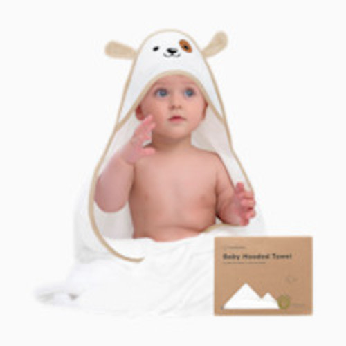 KeaBabies Cuddle Bamboo Viscose Hooded Towel - Dog