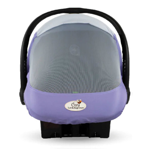 CozyBaby Combo Pack w/ Sun & Bug Cover and Light Summer Cozy Cover, Purple