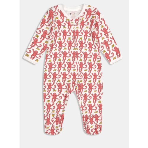 Monkey Zipper Footie