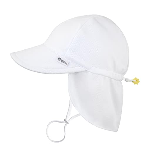 green sprouts Unisex Baby Breathable Flap Hat