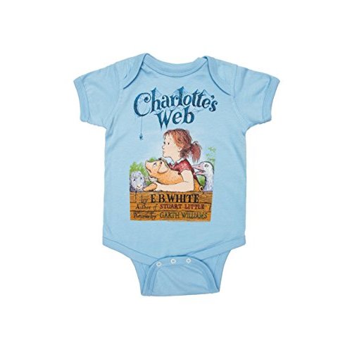 Out of Print Charlotte's Web Baby Bodysuit 18 Months