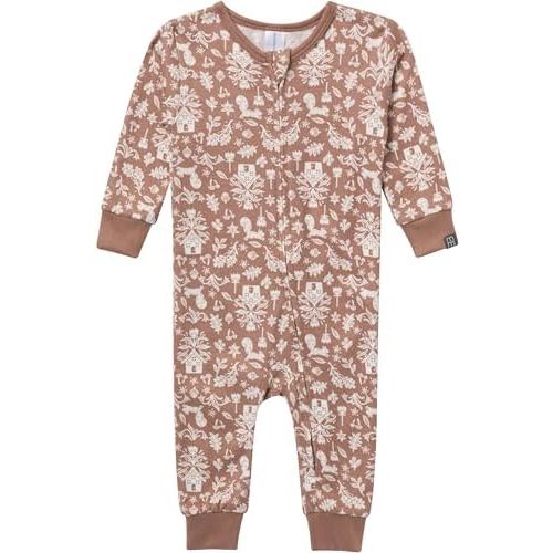 Modern Moments by Gerber baby-girls Baby Hacci Footless Pajamas