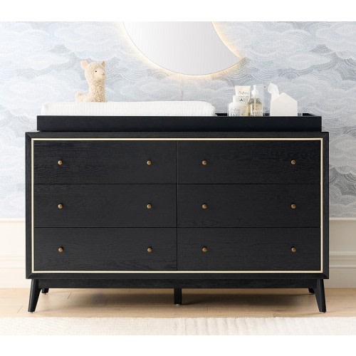 Riley 6-Drawer Dresser & Topper (56w x 20d")