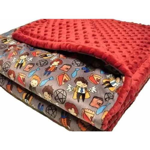 Supernatural Blanket, Personalized Baby Gift, Embroidered Throw for Adult, Crib Nursery Bedding, Couch Blanket, Warm and Soft