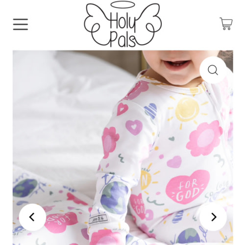 For God So Loved The World PJ Footed Onesie Cotton
