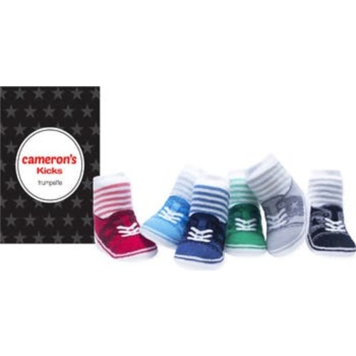 Cameron's Kicks Assorted 6-Pack Socks, 0-12 M