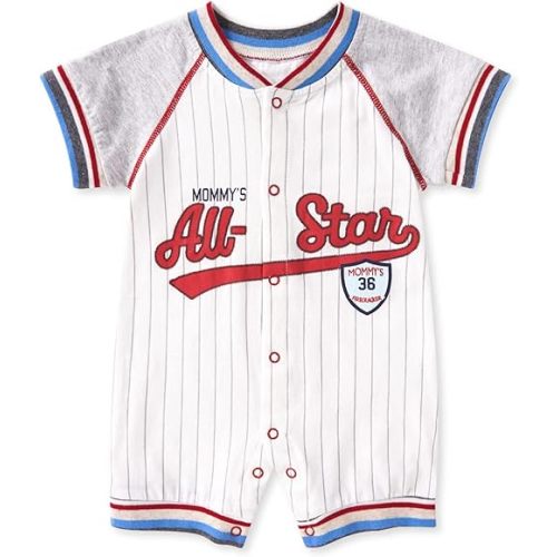 pureborn Baby Boys Girls Romper One-Piece Beach Outfit Summer Clothes 0-24 Months