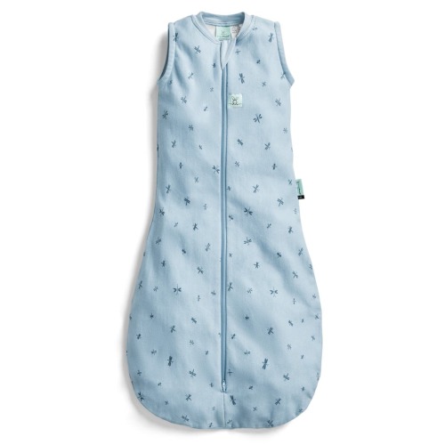 ergoPouch 1.0 Tog Organic Wearable Blanket, 3-12 M, Dragonflies