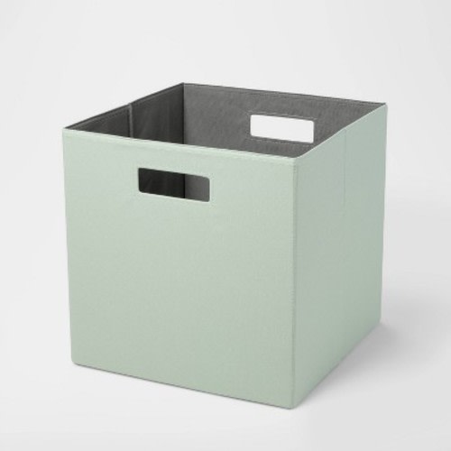 13" x 13" Fabric Bin - Brightroom™, Color: Light Green
