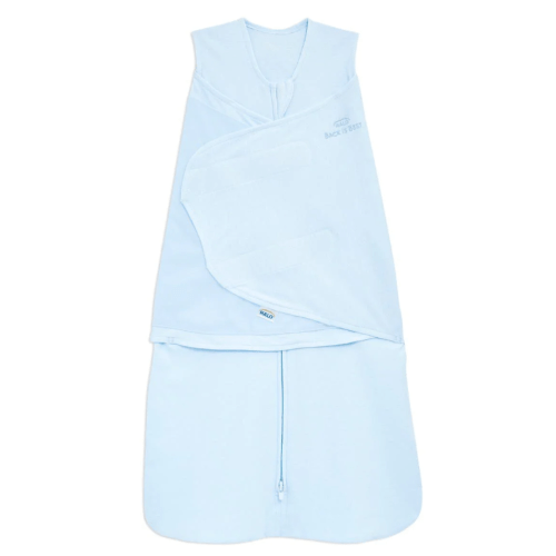 Baby Blue Cotton Swaddle Small | HALO