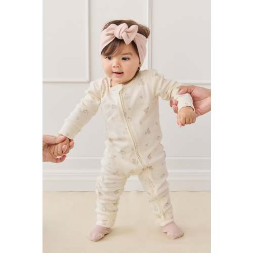 Organic Cotton Reese Zip Onepiece - Pennys Baby Friends