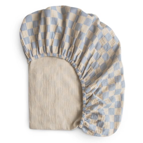Mushie Extra Soft Muslin Crib Sheet