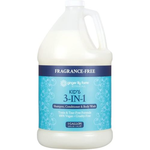 Ginger Lily Farms Botanicals 3-in-1 Shampoo, Conditioner & Body Wash, Tear-Free Formula