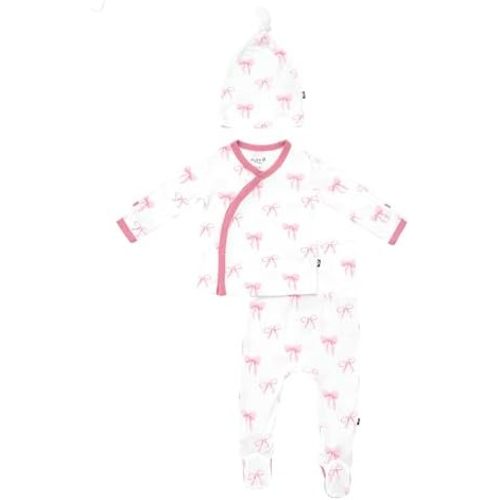 KYTE BABY Take Me Home Set With Cap For Babies, Cozy and Ultra Soft Rayon Made From Bamboo, Newborn Going Home Outfit