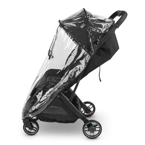 UPPAbaby Minu V3 Rain Shield - Waterproof and Windproof Coverage - Ventilated Design - Quick Attachment - Easy Access to Child