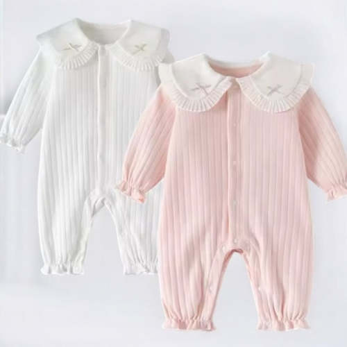 Heirloom Pleated Collar Romper