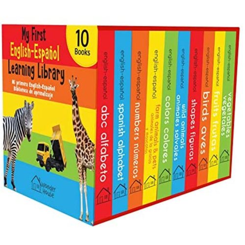 My First English - Español Learning Library (Mi Primea English - Español Learning Library) : Boxset of 10 English - Spanish Board Books