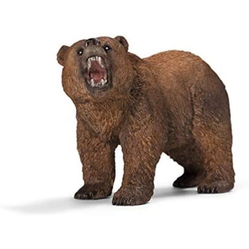 Schleich Wild Life, Animal Figurine, Animal Toys for Boys and Girls 3-8 years old, Grizzly Bear, Ages 3+