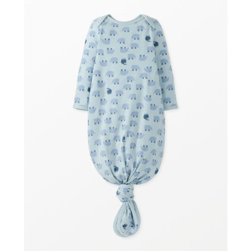 Baby Layette Knotted Gown in HannaSoft™