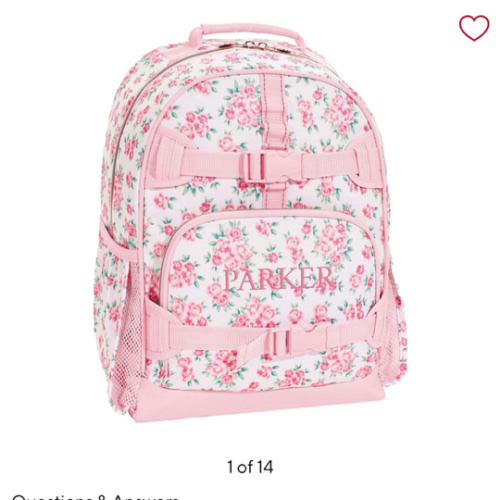 Mackenzie LoveShackFancy Antoinette Floral Backpacks