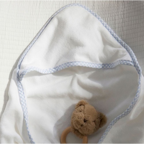 Gingham Baby Hooded Towels | Pottery Barn Kids