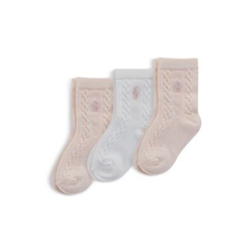 Girls' Cable Texture Sock Set - Baby