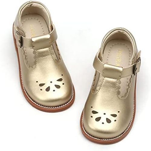 Toddler Girl Mary Jane Dress Shoes-Little Girl School Uniform Shoes for Wedding Party