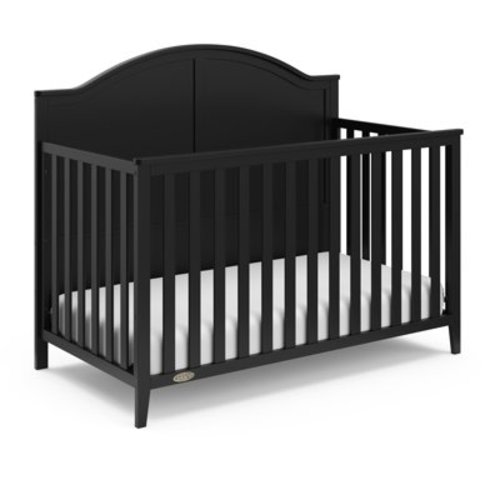 Graco Wilfred 5-in-1 Convertible Baby Crib, Black