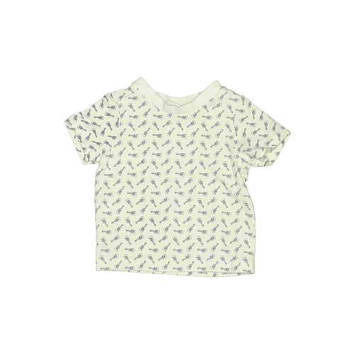 Wendy Bellissimo Ivory White Short Sleeve T-Shirt 9-12 MO / 12 MO