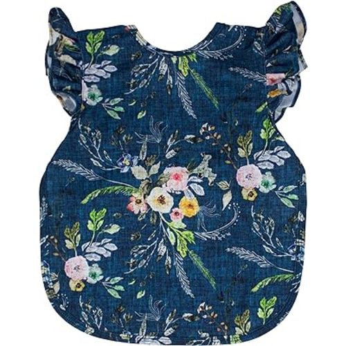 BapronBaby Flutter Sleeve Bapron - No Neck Tie Safer Bib - Baby & Toddler - Soft Waterproof - PVC, BPA & Phthalate Free - 6m+