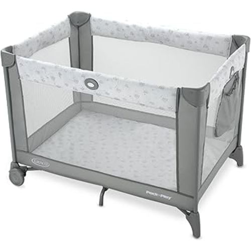 Graco Pack n Play Portable Playard, Reign with Compact Fold and Mesh Storage